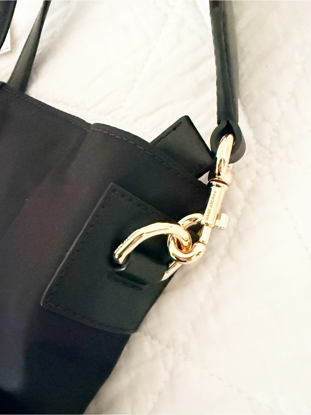 NEW Marc Jacobs Preppy Black Nylon Baby Bag NWT - Picture 5 of 9